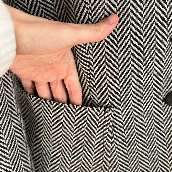 Vintage J. Crew fitted herringbone blazer Alabama Crimson Tide vibe - Picture 4 of 13